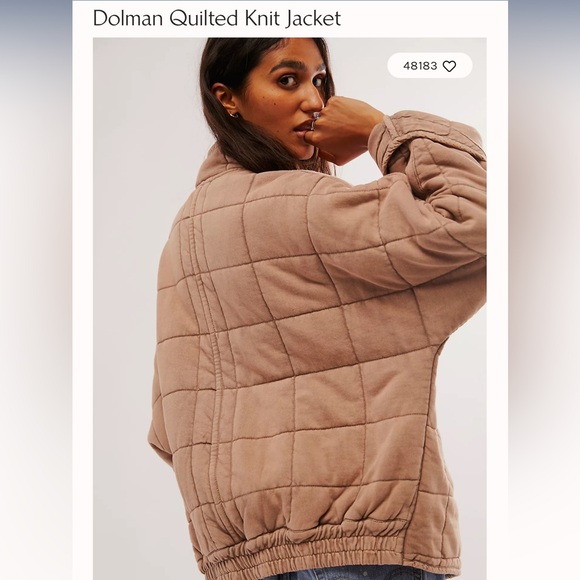 Free people Dolman Quilted knit jacket - Picture 2 of 7